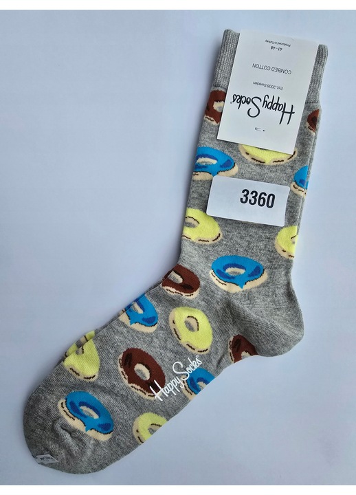 Kolorowe skarpety Happy Socks unisex rozmiar 41-46 (3360)