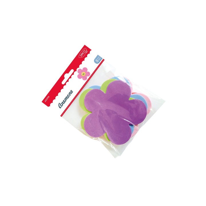 Set Accesorii Craft Anemone, Multicolor, 8 Bucati, 11.4x11.2x2mm, Varsta 3+ ani