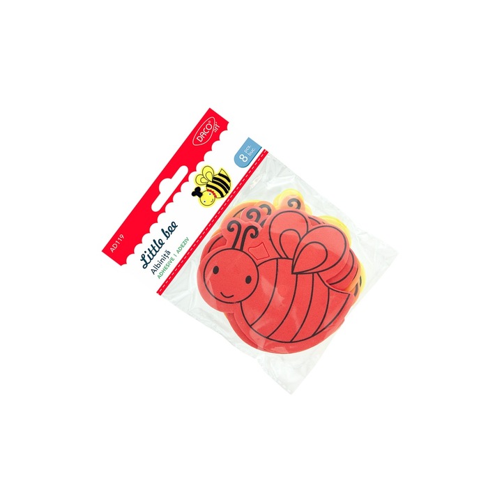 Set 8 Albinute din Spuma Autoadeziva DACOart 10x9cm