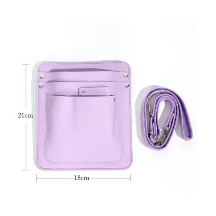 Lila bőr virágkötő táska – Univerzális ajándék a rajongóknak