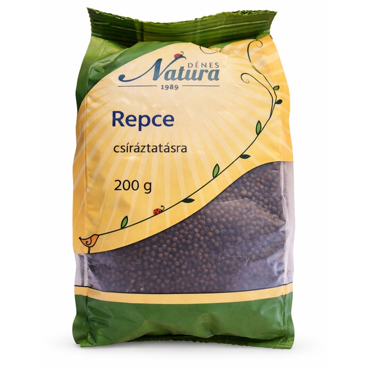 Seminte de rapita pentru germinare, Dénes Natura, 200g, gust usor picant, bogate in vitamine