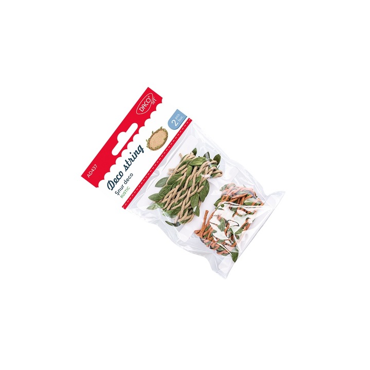 Set 2 Snururi Decorative cu Frunze, Daco, 1m, Craft