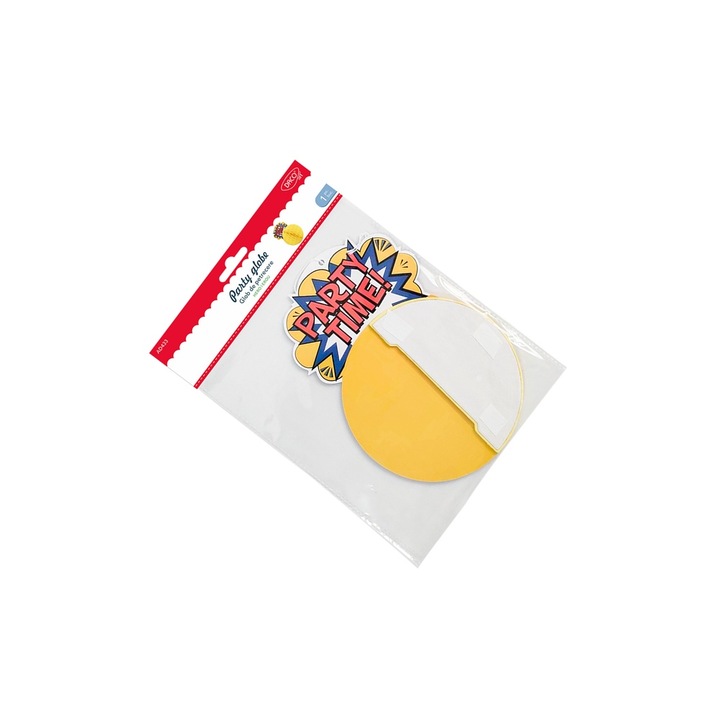 Glob de petrecere Erou DACO, set, decorativ din hartie de matase, diametru 15cm, inaltime 22cm