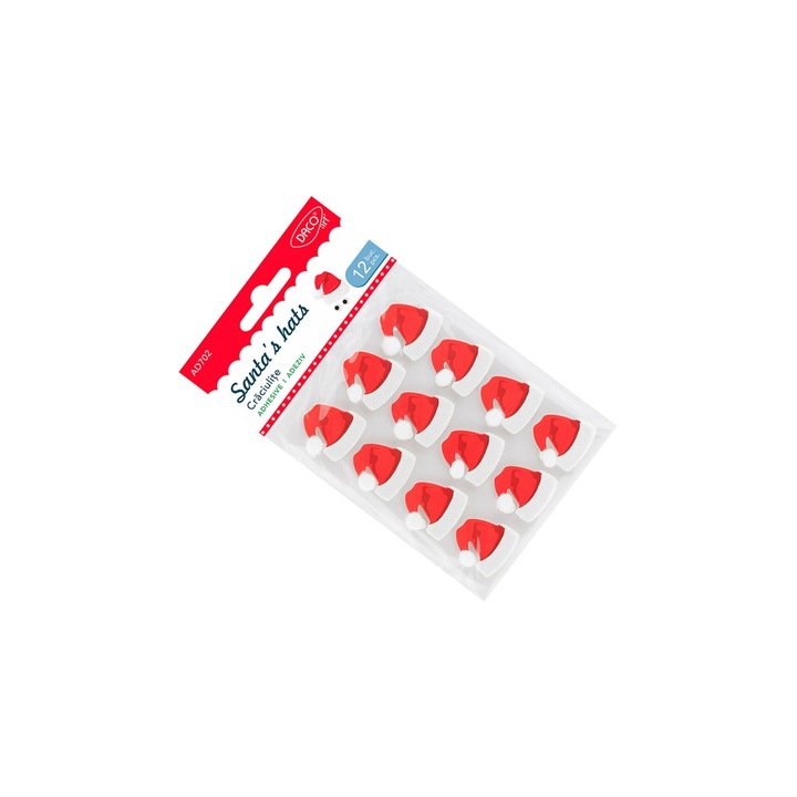 Set Accesorii Craft Craciunite DACO, 12 accesorii, 2, 7x2, 6cm, multicolor, pentru 3+ ani