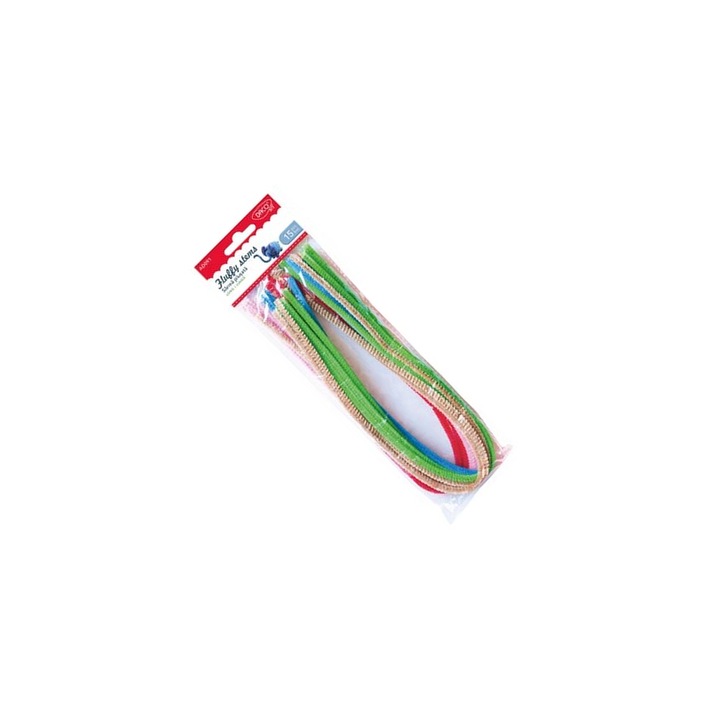 Set Sarma Plusată Lunga Daco, Multicolor, 15 Bucăți, 50cm