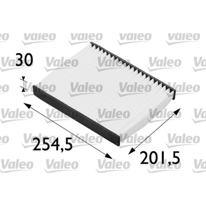 Filtru habitaclu Valeo 698680, pentru Citroen Xsara Picasso, omologat RAR, dimensiuni 10x15x22cm