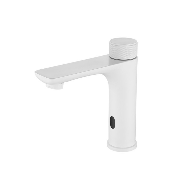 Robinet cu senzor infrared, antibacterian, conexiune 1/2 inch, alb