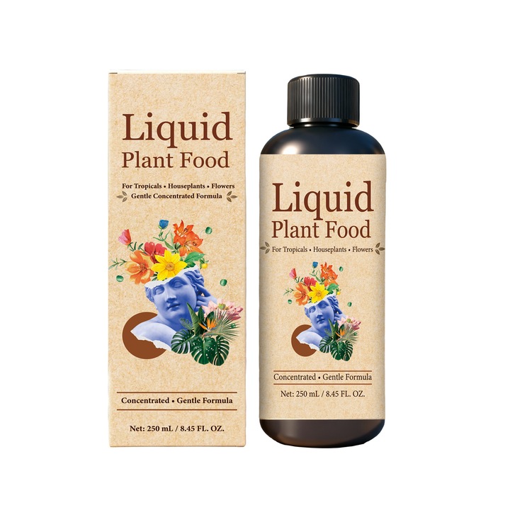 Ingrasamant lichid pentru plante, 250ml, formula echilibrata 5-5-5 NPK, aplicare usoara, pentru toate tipurile de plante