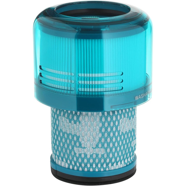 Filtru de inlocuire pentru aspirator Dyson V12 Detect Slim, set de filtre verzi, design reutilizabil, usor de curatat