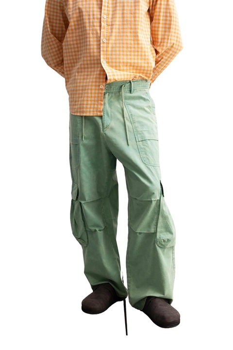 Pantaloni barbati, Giesto, Textil, Verde