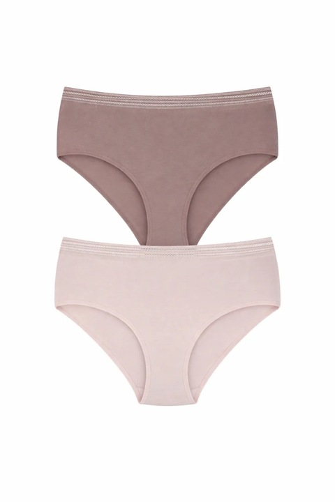 2 darabos pamut bugyi szett, PICADILI, krém, XL/XXL méret