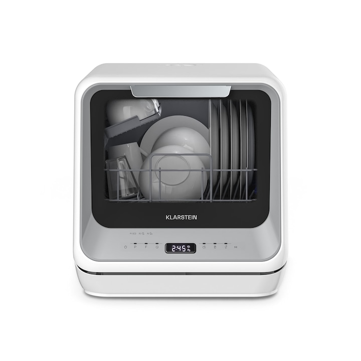 Mașină de spălat vase Klarstein Amazonia Mini, compactă, portabilă, 7 programe, 43.5x43.5x42cm