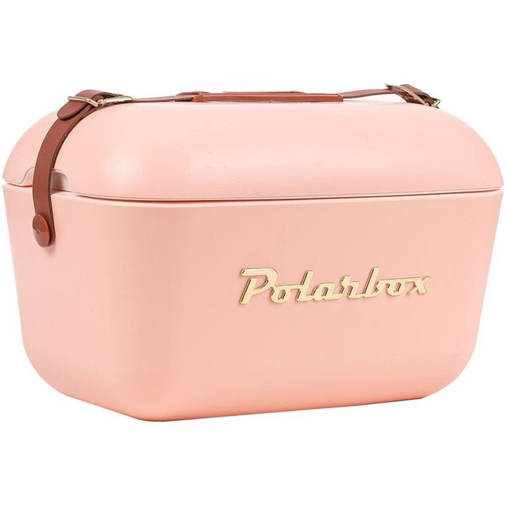 Polarbox Gold passzív hűtőtáska/doboz, 20 literes, Korall - Arany