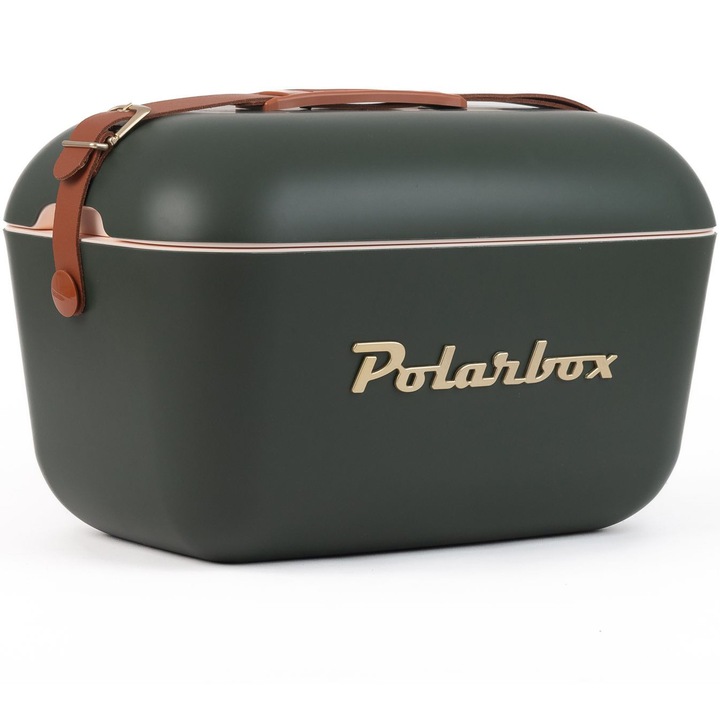 Хладилна кутия Polarbox Black Editions, Пасивна, 12 л, Green Forest Gold