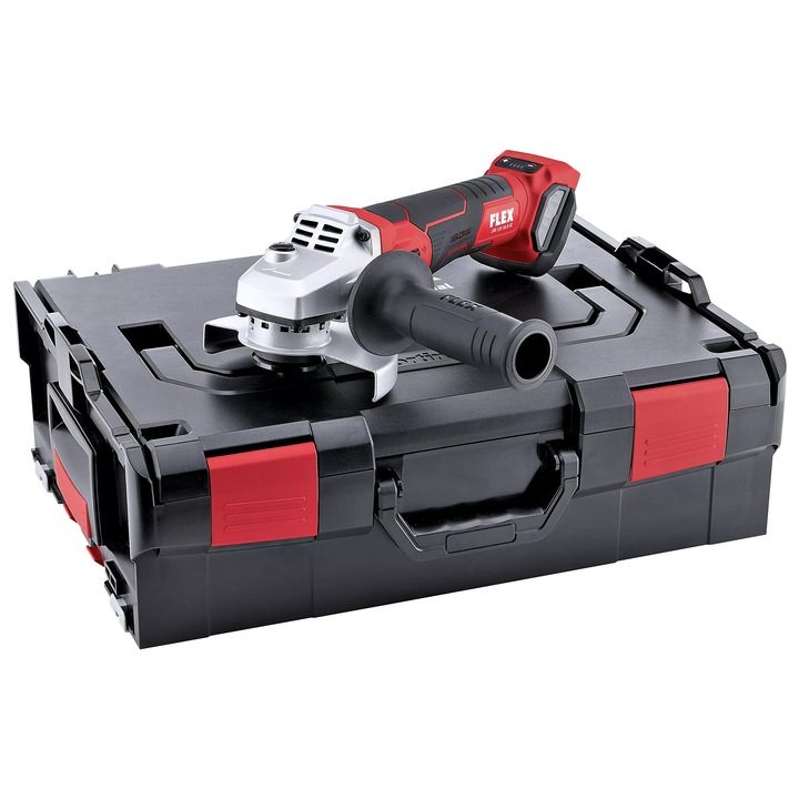 Polizor unghiular Flex LBE 125 18.0-EC, 125 mm, 3500-9000 rpm, cutie L-Boxx 136