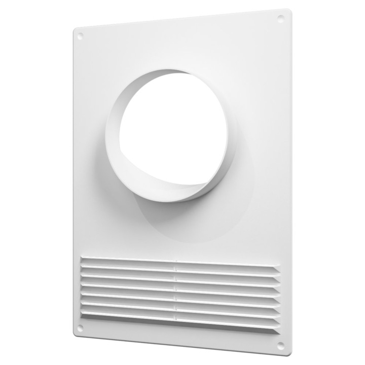 Platformă cu flanșă circulară, Еrа, 150mm, plastic, cu grilaj