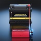 Autó inverter 500W, EU csatlakozó, USB QC3.0 20W port, Type-C PD 45W port, piros