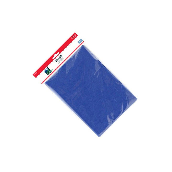 Set 4 Foi de Fetru Albastru DACO Art 1, 5mm pentru Proiecte Creative