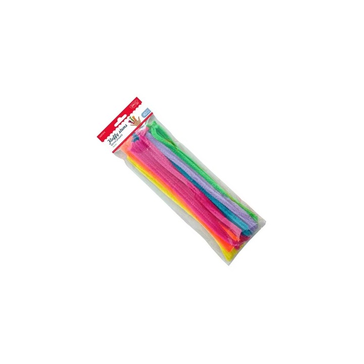 Set Sarma Plusata Neon, 40 Bucati, Daco, 30cm, pentru Crafturi Creative