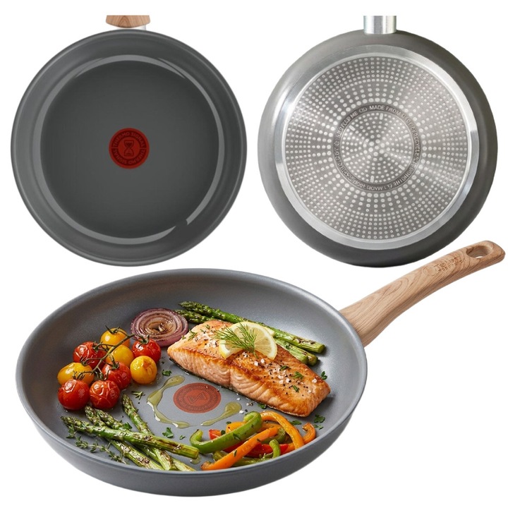 Tigaie Tefal Renew ceramica 30cm, neaderenta, pentru toate tipurile de plite