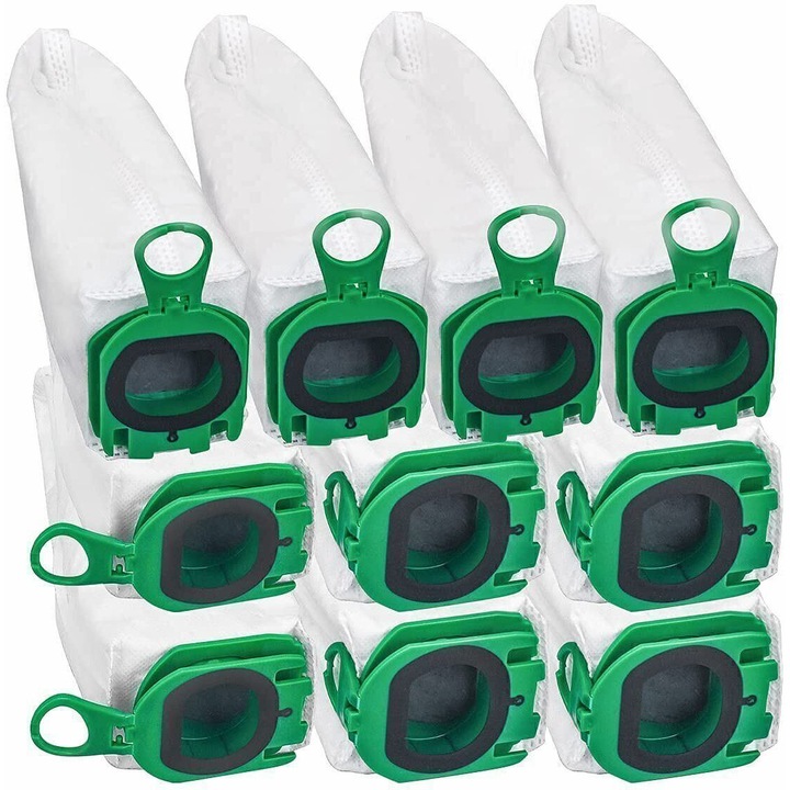Sac de praf pentru aspirator, compatibil cu seria Vorwerk VB100/FP100, set accesorii din material netesut