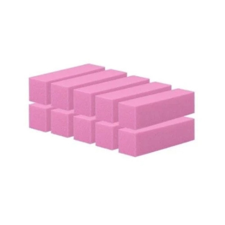 Set Buffer pentru unghii, 10 bucati, ROZ