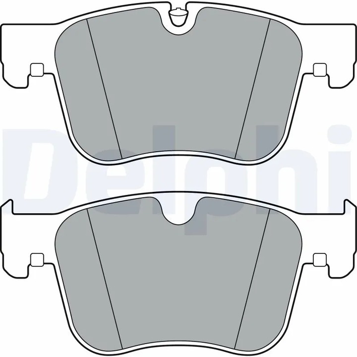Set Plăcuțe Frână Delphi LP3384, compatibile Citroen Berlingo/C4 Picasso/C4 Spacetourer, certificat RAR
