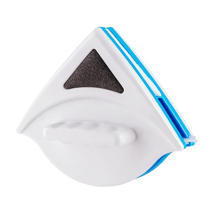 Curatator magnetic geamuri pe ambele parti, dispozitiv curatare geam, stergator magnetic cu sfoara siguranta, pentru geam simplu
