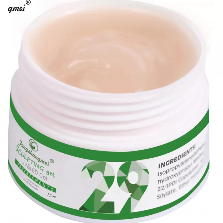 Gel UV constructie Fengshangmei 15ml, Nude, vascozitate ridicata