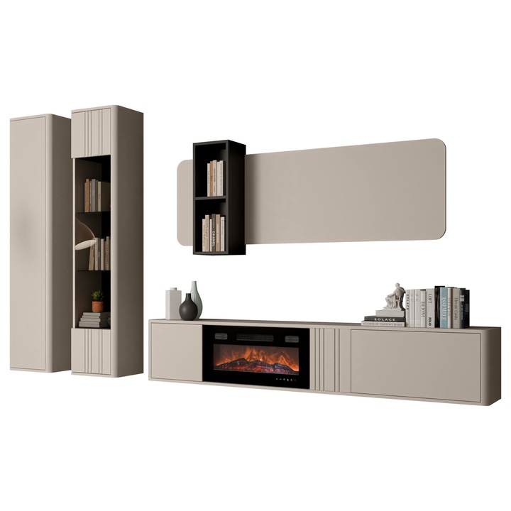 Set camera de zi Zudbim VIII, MIRJAN 24, casmir / negru