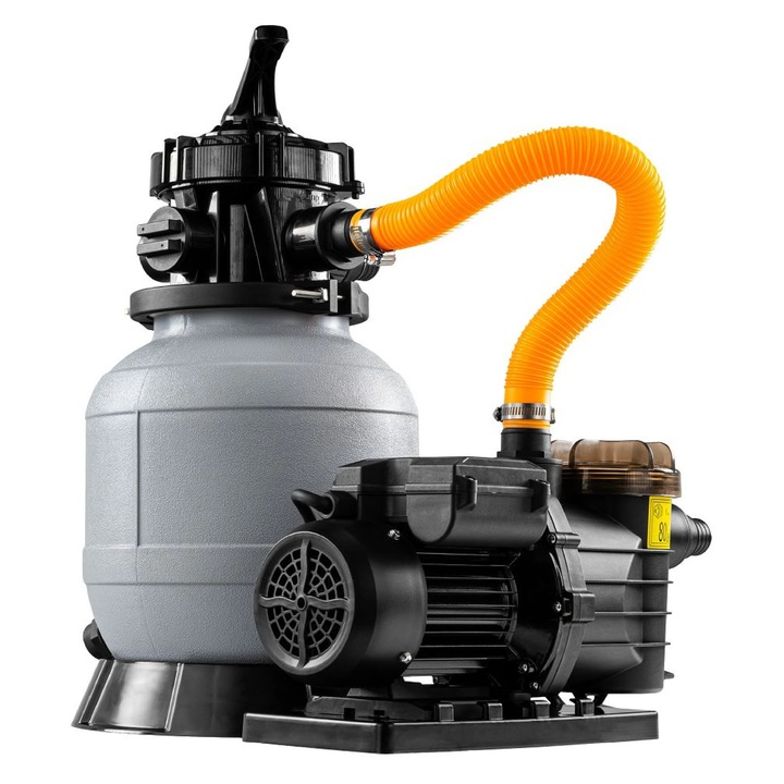 Помпа за пясък за басейн PM-PPDB-550JT, LCD дисплей, 13200 л/ч, 550 W, Powermat PM1483