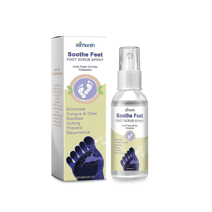 Ximonth lábjavító spray, gombaellenes védelem, szagtalanító, 150ml