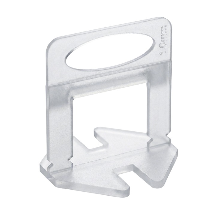 Set Sistem nivelare placi ceramice, 100 cleme 1.0 mm, 100 pene, cleste