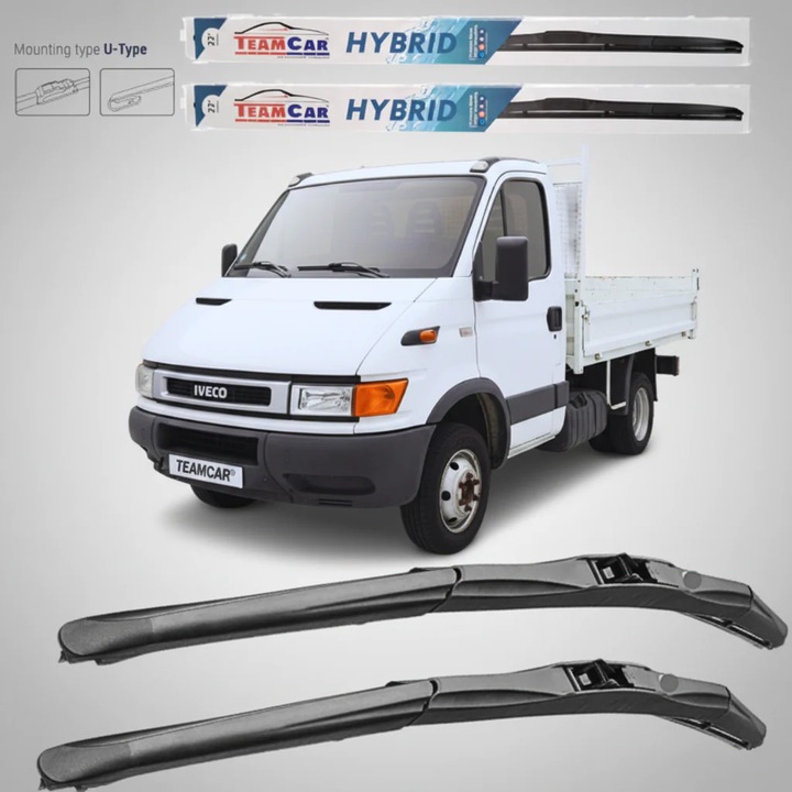 Stergatoare IVECO Daily MK3 Basculanta (1999–2004) Hibrid, Set fata – TeamCar®