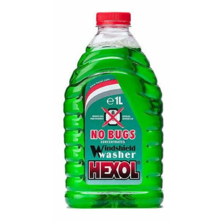 Lichid concentrat pentru parbriz, Hexol, 1:3, Anti-Insecte, miros fresh, 1L