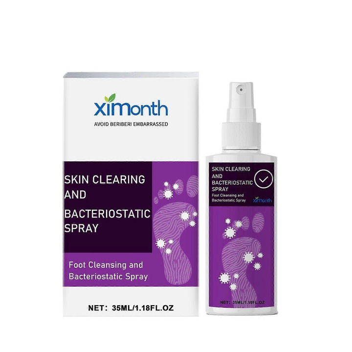 Ximonth antibakteriális lábspray, tisztít, csökkenti a kellemetlen szagot, 150ml