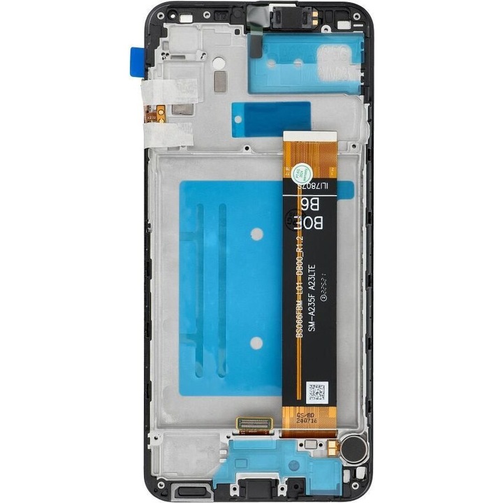 Display LCD FixCell pentru Samsung A23 4G A235F cu cadru, suport multi-touch, senzor de proximitate