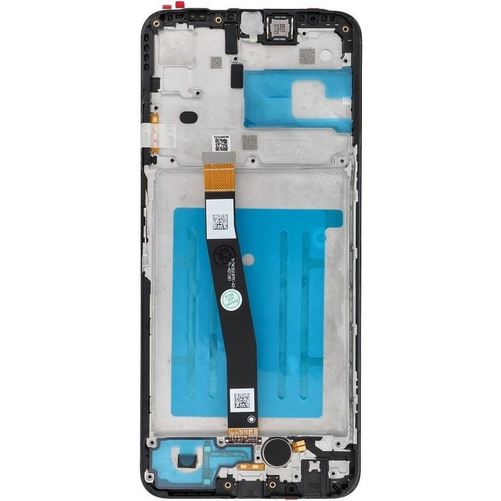 Display LCD FixCell pentru Samsung A22 5G, cu cadru complet, suport multi-touch, senzor de proximitate