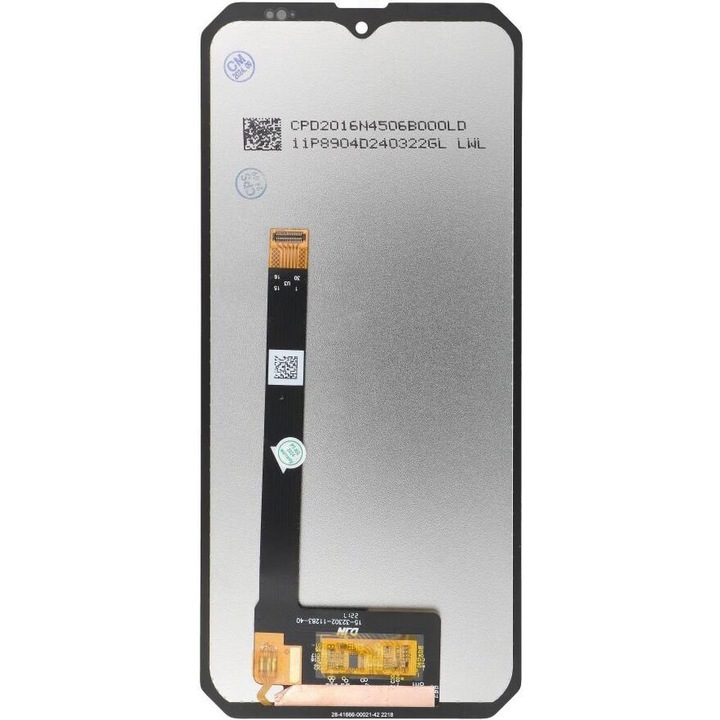 Display LCD FixCell pentru Blackview BL8800, suport multi-touch, negru, fara cadru