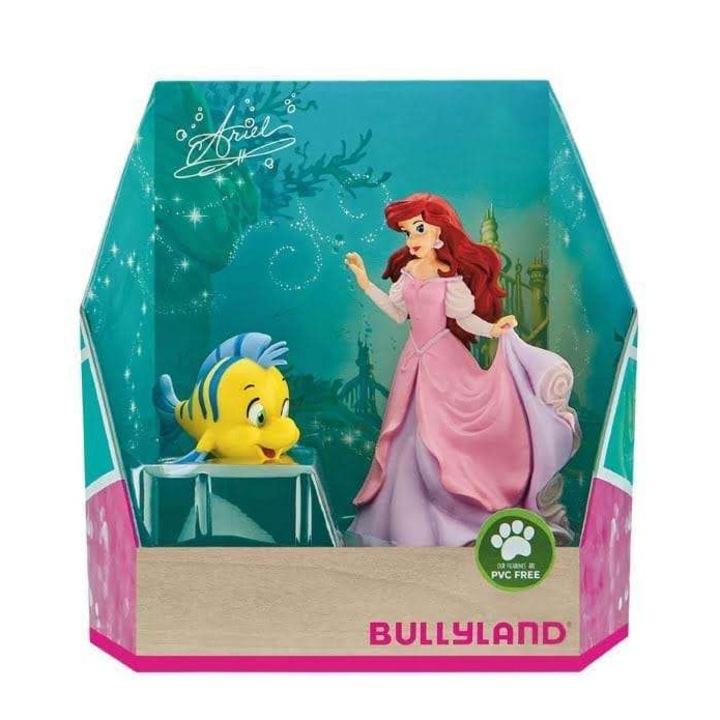 Set 2 figurine Bullyworld - Disney Mica sirena, Ariel si Fabius