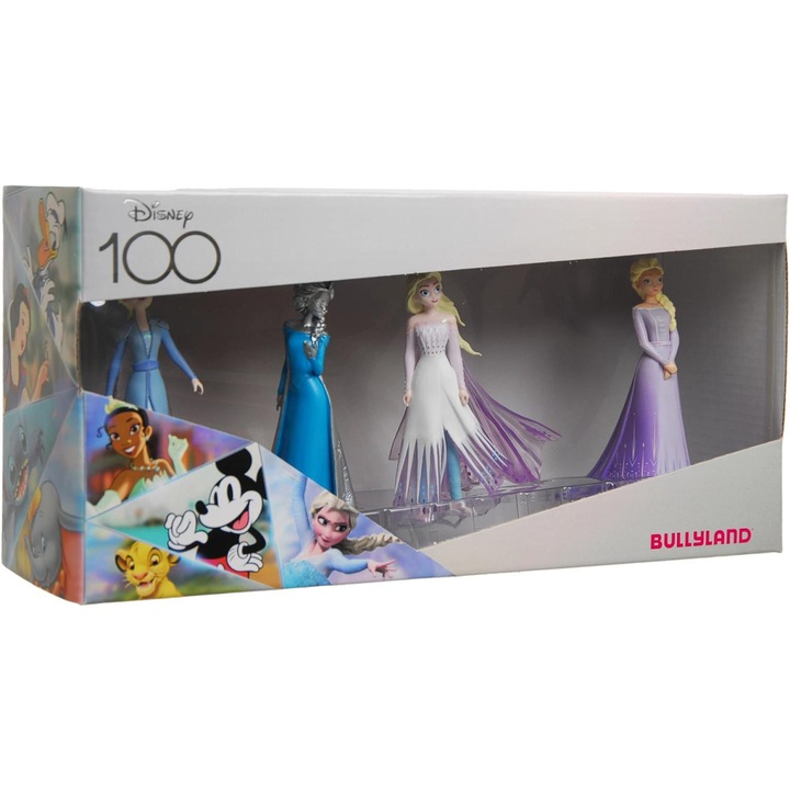 Set 4 figurine Bullyworld - Aniversare Disney 100 de ani, Disney Frozen