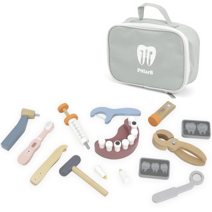 Set de joaca din lemn New Classic Toys - La dentist