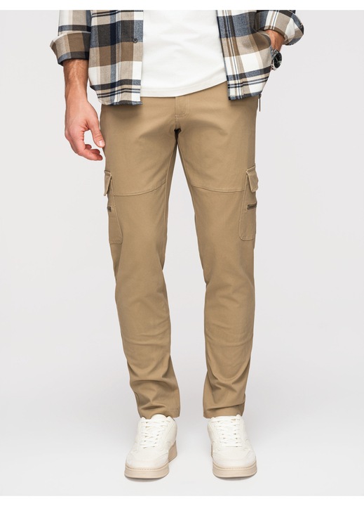 Pantaloni cargo OMBRE P1517, Bej