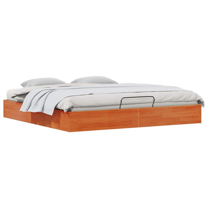 Cadru de pat vidaXL, ottoman cu depozitare Maro Ceara 200 x 200 cm