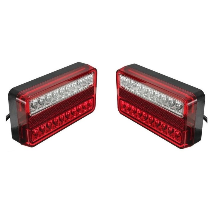set 2 lampi stop cu led 12v