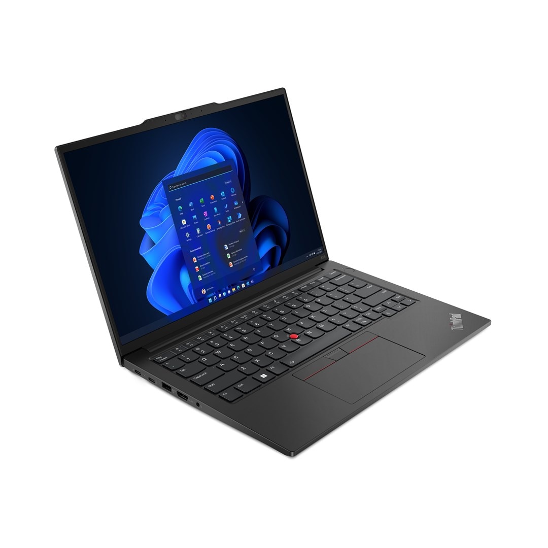 Laptop Lenovo ThinkPad E14 G5, 14" WUXGA Touchscreen, Intel® Core™ i7 1355U pana la 5 GHz, 16 GB RAM DDR4 3200, 512 GB SSD, Intel Iris Xᵉ Graphics, Windows 11 Pro, Graphite Black 512 GB