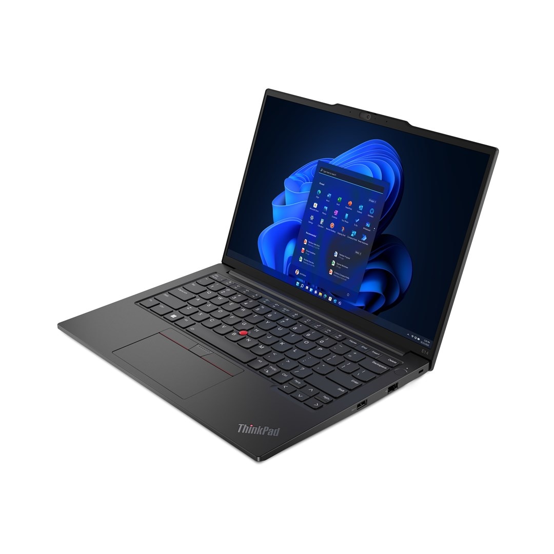 Laptop Lenovo ThinkPad E14 G5, 14" WUXGA Touchscreen, Intel® Core™ i7 1355U pana la 5 GHz, 16 GB RAM DDR4 3200, 512 GB SSD, Intel Iris Xᵉ Graphics, Windows 11 Pro, Graphite Black 512 GB