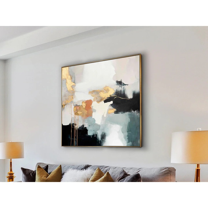 Tablouri Expresie - acrilic 100x100, Panza