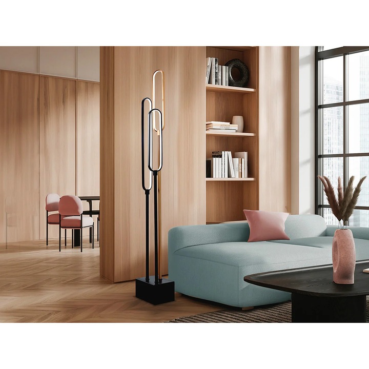 Lampa De Podea 3L Colette - design modern, Aluminiu, 18x18x170cm