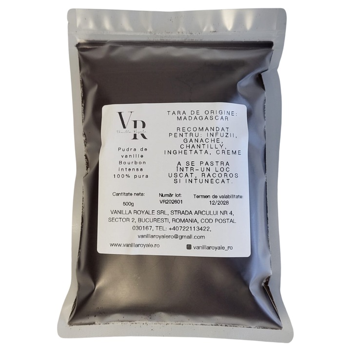 Pudra de vanilie, 100% naturala, aroma intensa